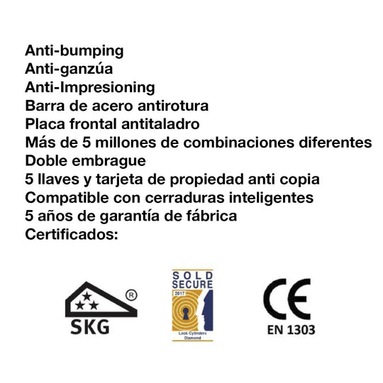 M&C Condor Cilindro Alta Seguridad [2024] - cilindroseguridad.es