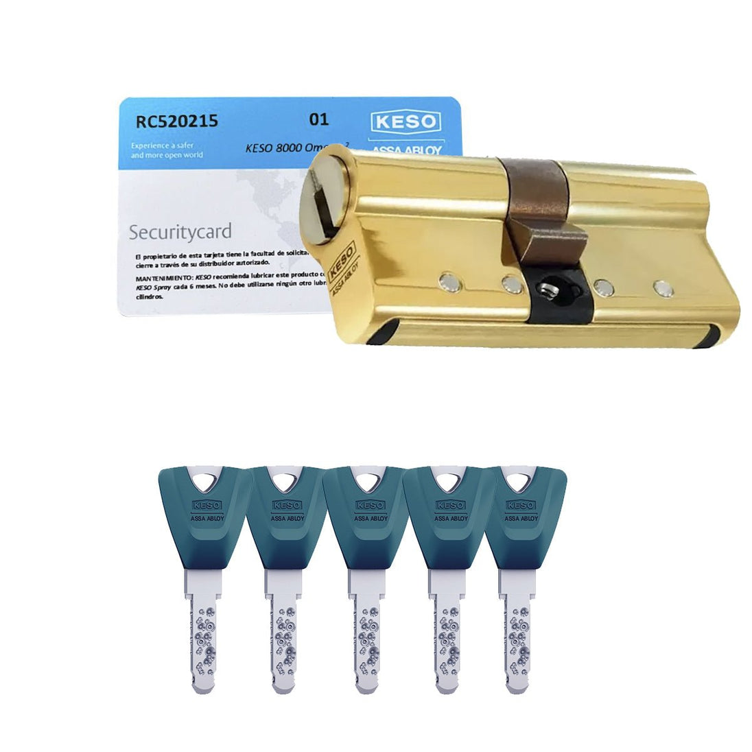 KESO 8000 Omega 2 MASTER REFORZADO Cilindro de Alta Seguridad [2025] - cilindroseguridad